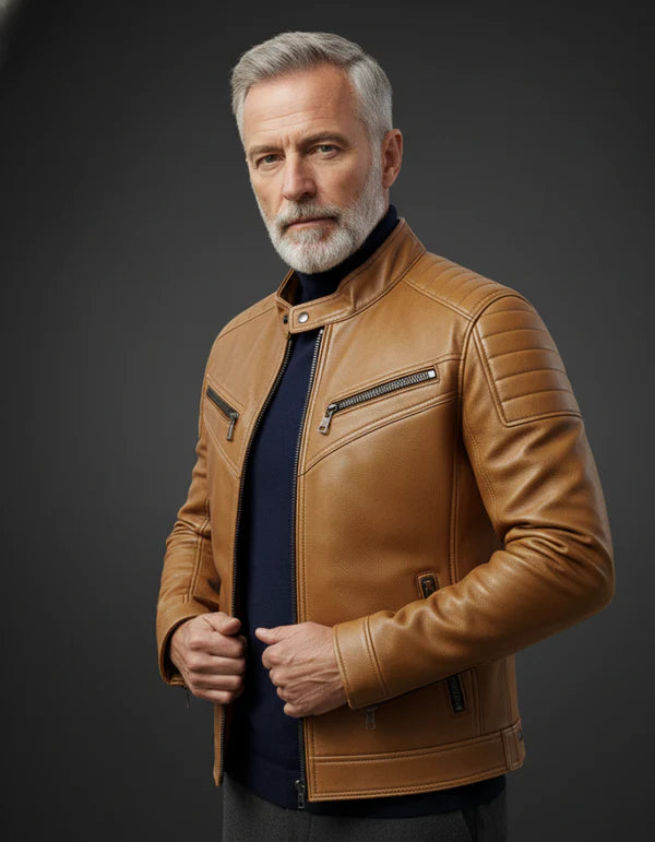OFERTA DE NAVIDAD | CHAQUETA CUERO PARA HOMBRE
